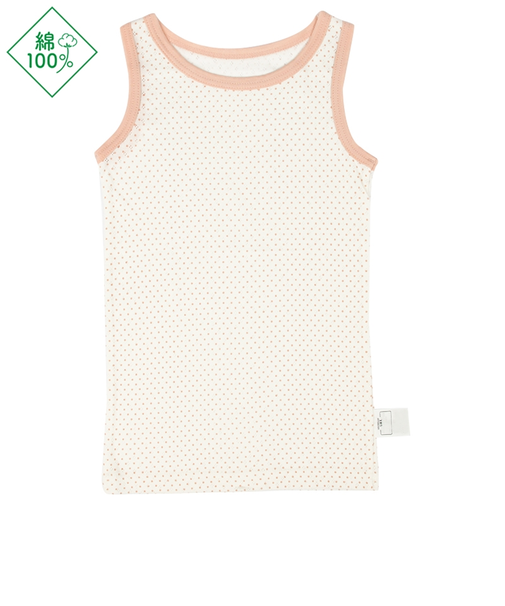 [キッズ]おしゃれインナー　タンクトップ　ピンク