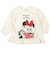 [ベビー]長袖Ｔシャツ　ミニー＆フィガロ　オフホワイト