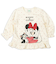 [ベビー]長袖Ｔシャツ　ミニー＆フィガロ　オフホワイト