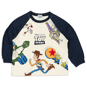 [キッズ]長袖Ｔシャツ　トイストーリー　ネイビー
