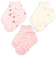 [キッズ]アンクルソックス3足組　うさぎチェリー　ピンク