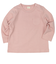 [ベビー]いつものＴシャツ　長袖　天竺素材　ピンク
