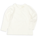 [ベビー]いつものＴシャツ　長袖　天竺素材　襟付き　オフホワイト