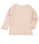 [ベビー]いつものＴシャツ　長袖　テレコ素材　ピンク