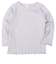 [ベビー]いつものＴシャツ　長袖　テレコ素材　パープル