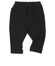 [ベビー]いつものパンツ　7分丈　摩擦に強い　ブラック