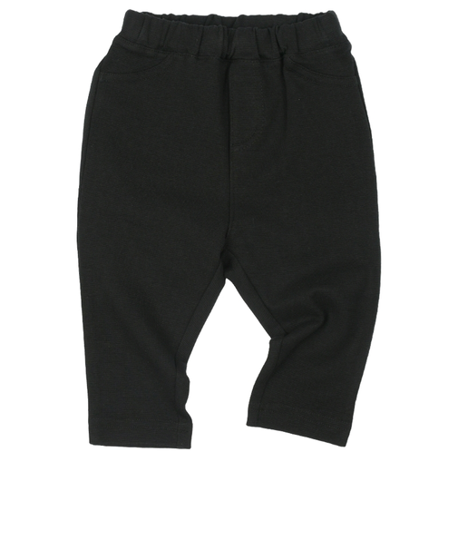 [ベビー]いつものパンツ　7分丈　摩擦に強い　ブラック