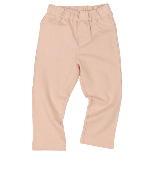 [キッズ]いつものパンツ　7分丈　摩擦に強い　ピンク