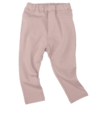 [ベビー]いつものパンツ　10分丈　摩擦に強い　ピンク