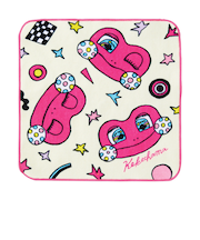 プチタオル　けけちゃま　キラキラ　25ｘ25cm