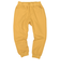 [キッズ]いつものパンツ10分丈　裏毛　ゆったりフィット　イエロー