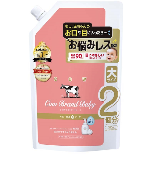 カウブランドベビー 全身泡ソープ 替 700ml