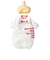 長袖ドレスオール　なりきり　帽子付　ほ乳びん