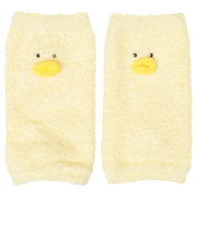 [ベビー]ふわふわレッグウォーマー　ひよこ イエロー