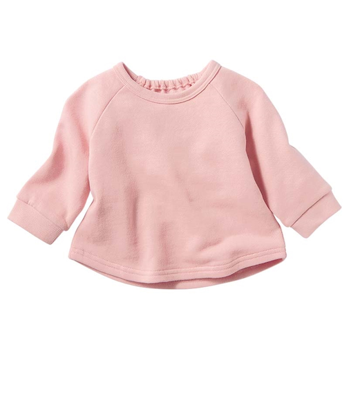 はじめてセパレートトップス 裏毛素材 ピンク