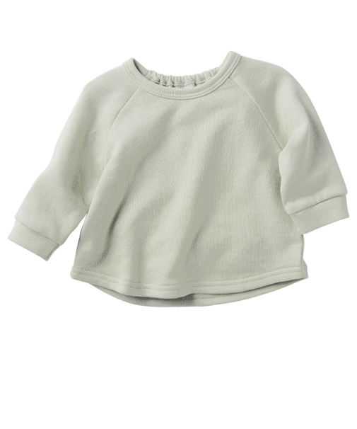 はじめてセパレートトップス 裏毛素材 グリーン