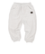 [ベビー]10分丈　ふっくらパンツ　ニットコール　グレー