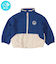 [ベビー]はっ水ジャケット　裏フリース　ブルー