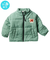[ベビー]中綿ジャケット　モチーフ　グリーン