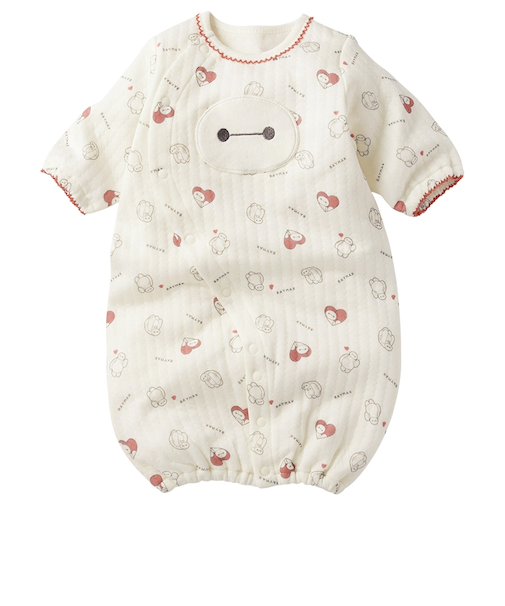 長袖ドレスオール　ふんわり　あったか　ベイマックス　レッド