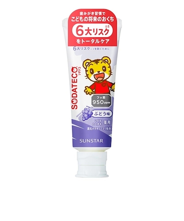 SODATECO(ソダテコ) こどもハミガキ ぶどう