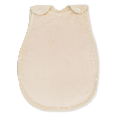 [50～80cm]新生児から使えるやわらかスリーパー 星月 アイボリー