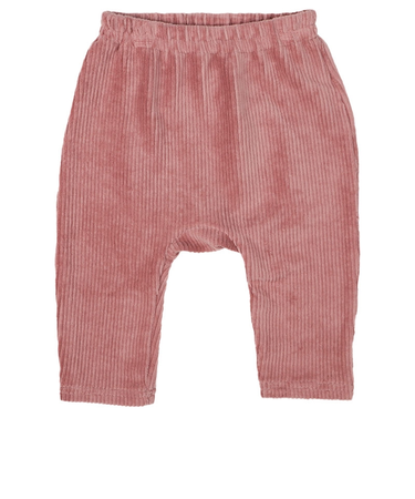 いつものモンキーパンツ ニットコール ピンク