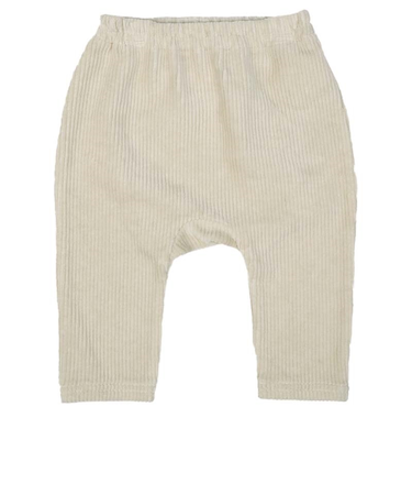 いつものモンキーパンツ　ニットコール　アイボリー