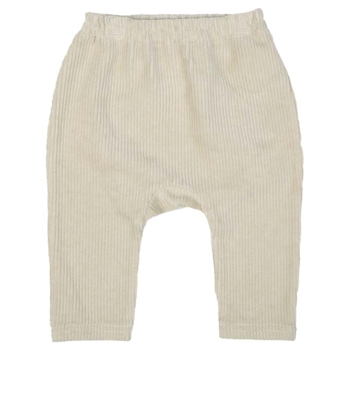 いつものモンキーパンツ　ニットコール　アイボリー