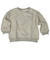 [ベビー]いつものトレーナー　裏毛素材　グレー