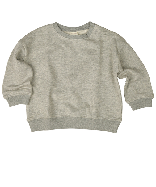 [ベビー]いつものトレーナー　裏毛素材　グレー