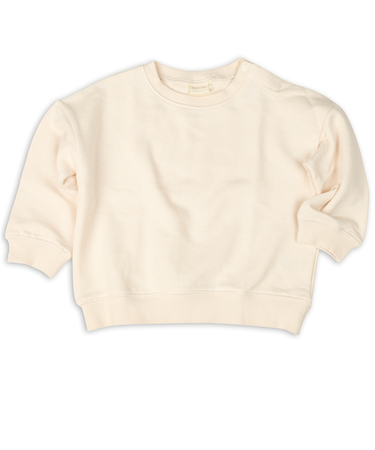 [ベビー]いつものトレーナー　裏毛素材　アイボリー