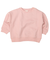 [ベビー]いつものトレーナー　裏毛素材　ピンク