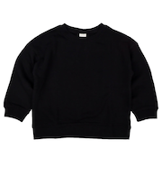 [キッズ]いつものトレーナー　裏毛素材　ブラック