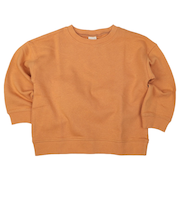 [キッズ]いつものトレーナー　裏毛素材　オレンジ