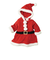 [ベビー]サンタカバーオールスカート フードタイプ レッド