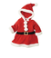 [ベビー]サンタカバーオールスカート フードタイプ レッド