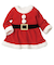 [ベビー]サンタワンピース レッド