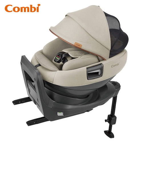 〇[ISOFIX取付×回転式]THE S R129 エッグショック ロッタ ZG カリーノアイボリー 2025年モデル チャイルドシート