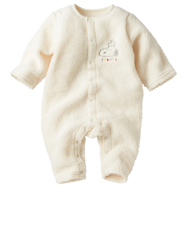 長袖 プレオール スヌーピー ボア