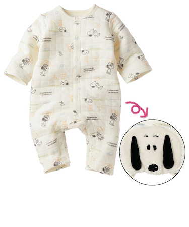 長袖　プレオール　スヌーピー　おしりモチーフ