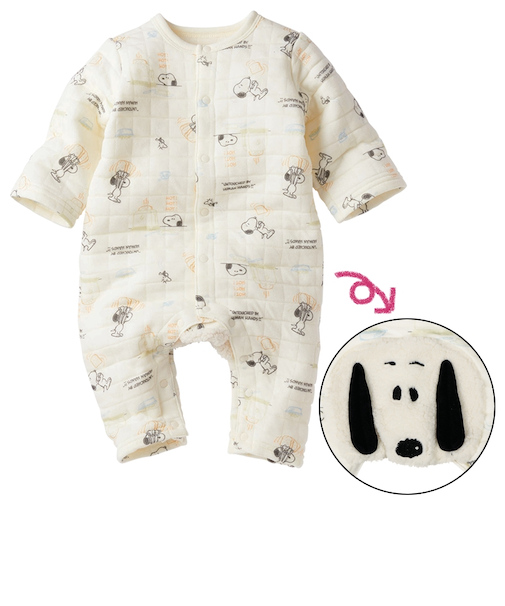 長袖　プレオール　スヌーピー　おしりモチーフ