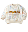 [ベビー]トレーナー　総柄　SNOOPY75 オフホワイト