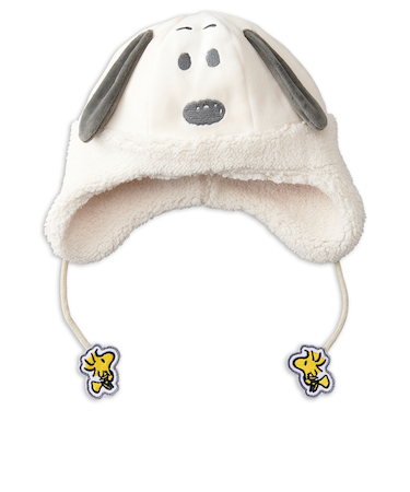 [48～52cm]ベロアウインター　スヌーピー