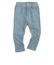[ベビー]いつものパンツ　10分丈　ニットコール　ブルー
