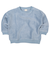 [ベビー]長袖　トレーナー　ニットコール　ブルー