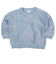 [ベビー]長袖　トレーナー　ニットコール　ブルー