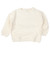 [キッズ]長袖　トレーナー　ニットコール　アイボリー