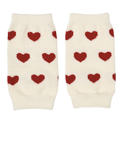 ふわふわレッグウォーマー レッド