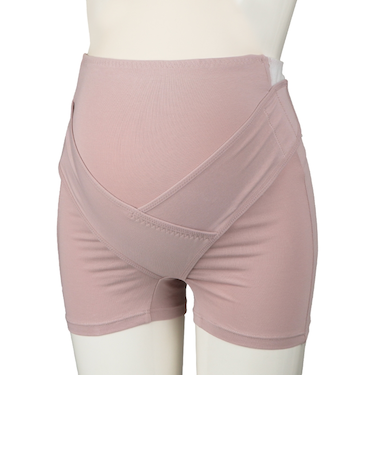 お腹サポート調節妊婦帯パンツ ピンク